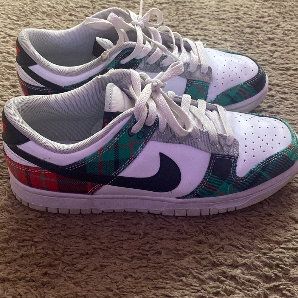Plaid tartan Nike dunks low